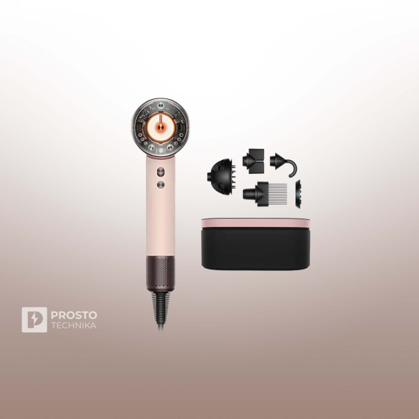 Фен Dyson Supersonic Nural HD16 (Ceramic Pink/Rose Gold) без кейса